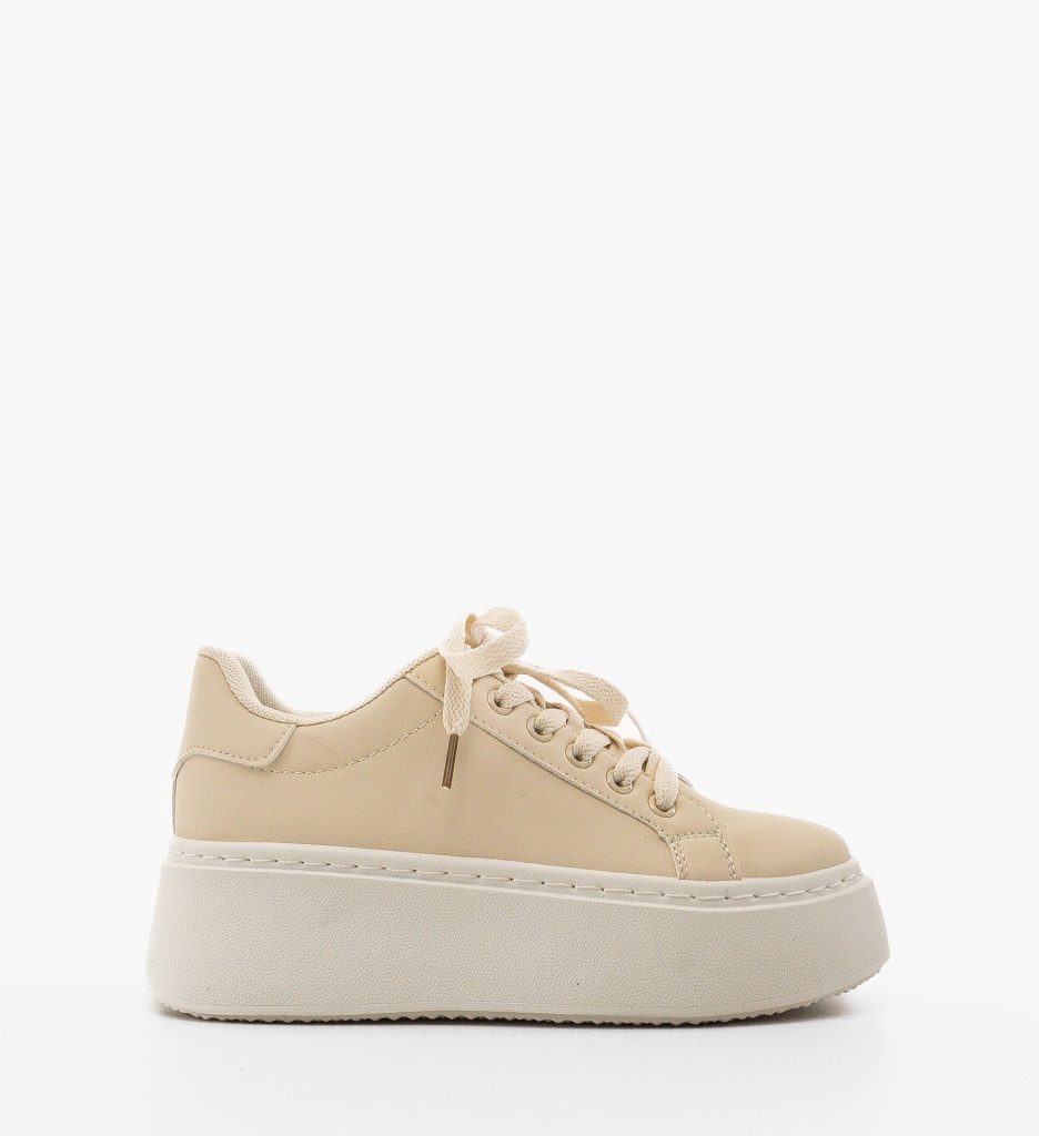 Sneakers Dama Berha Bej | Confort și Stil - imagine 5