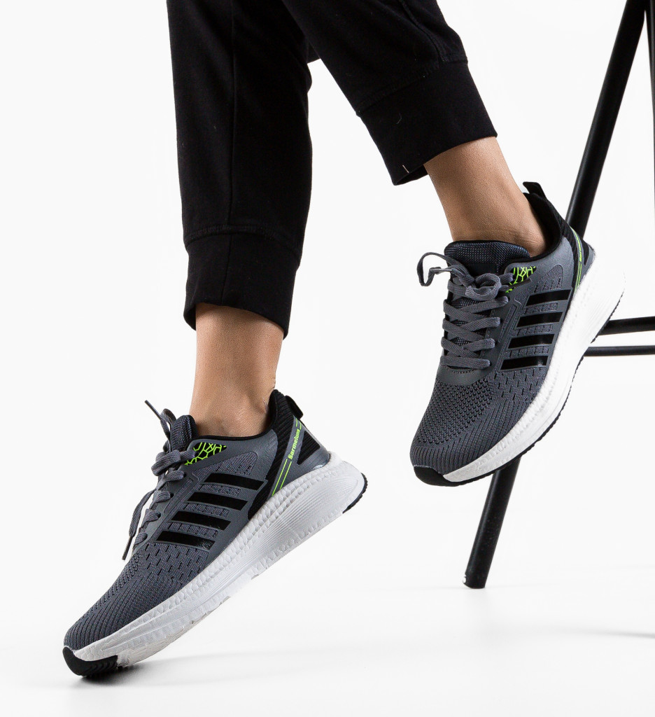Pantofi Sport Rehan Gri - Confort și Stil - imagine 2
