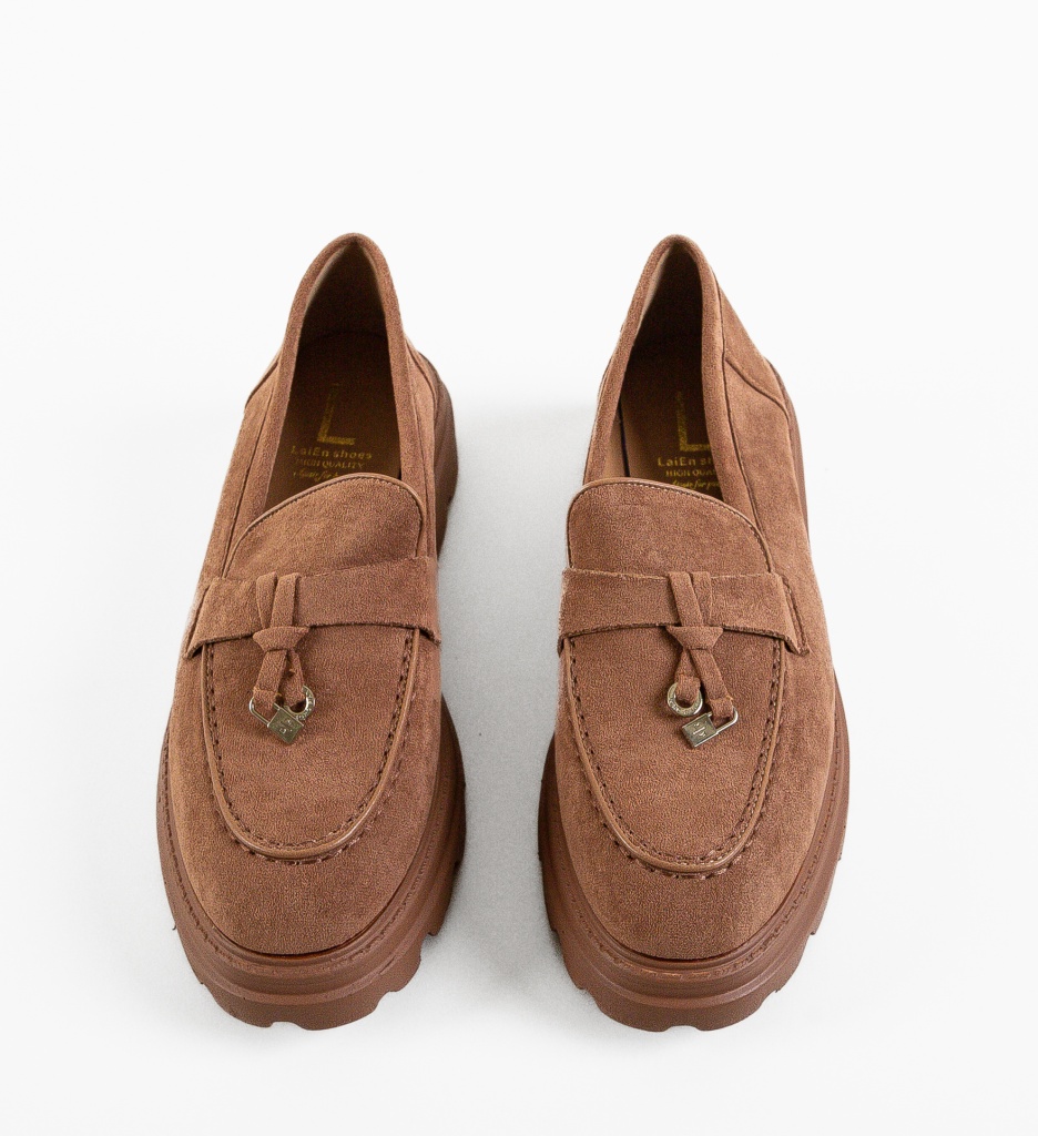 Pantofi Casual Dama Valya Camel - Confort și Stil - imagine 6
