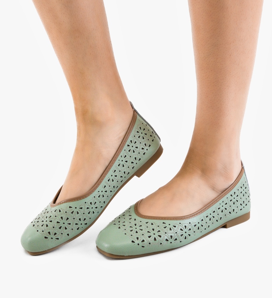 Balerini dama Fros Verzi – Confort Casual - imagine 5