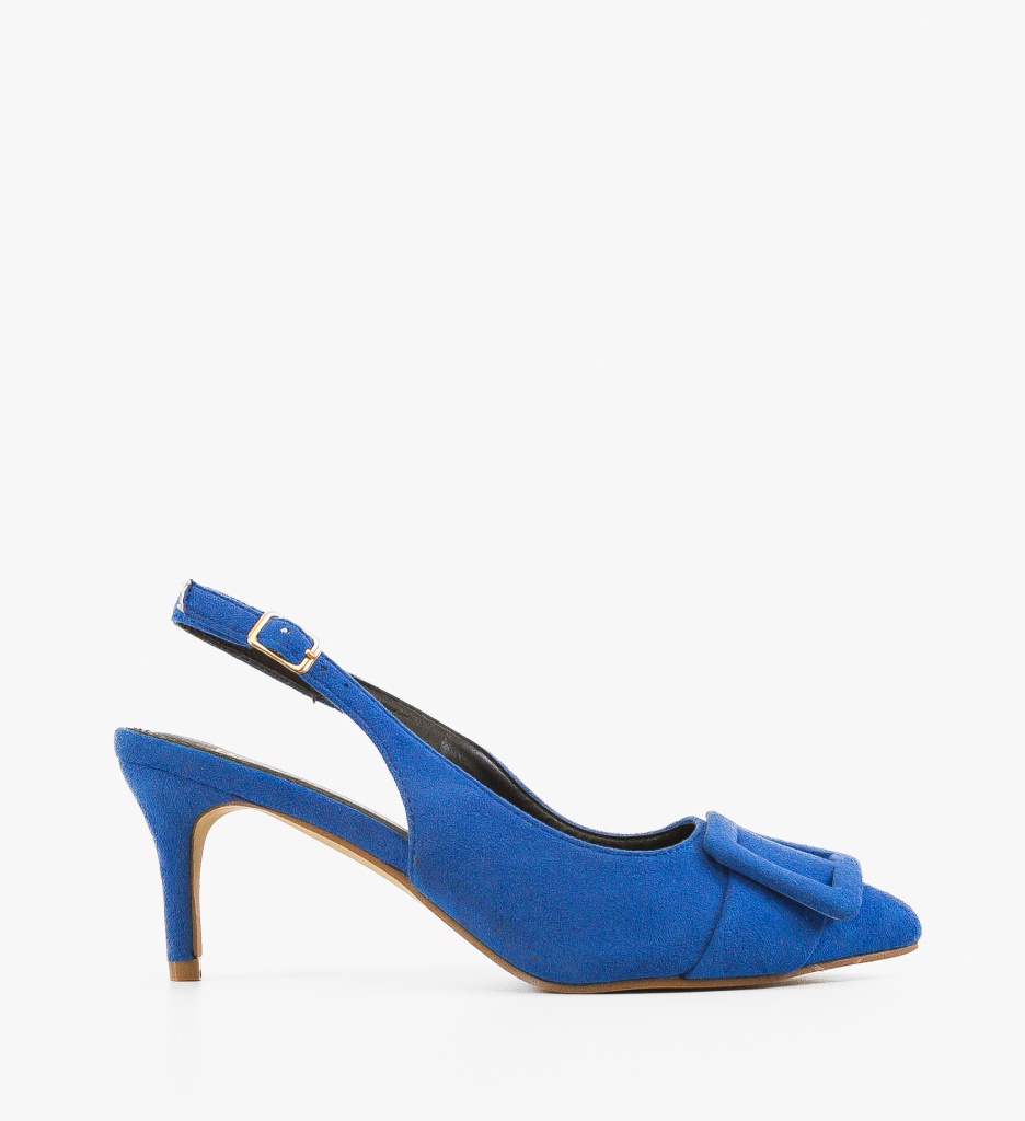 Pantofi toc Luleo albastri - Eleganță la fiecare pas - imagine 7