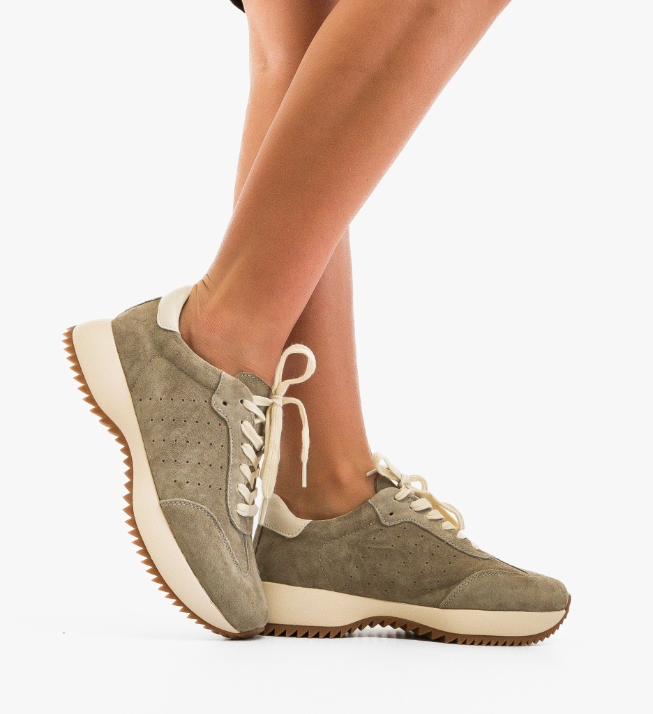 Sneakers Dama Mumbay Gri | Confort & Stil - imagine 4