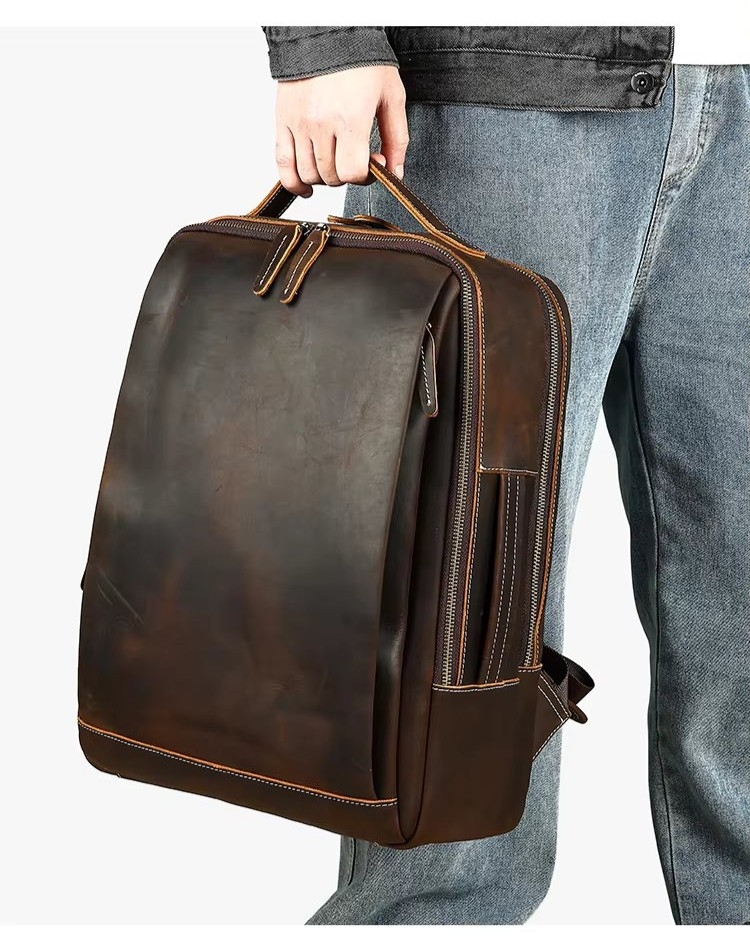 Rucsac Barbati Delis Sylas GT3319 Piele Naturala - imagine 4