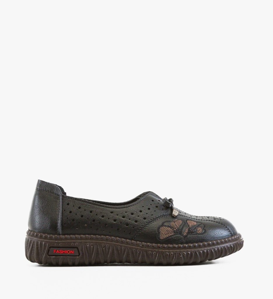 Pantofi Casual Leriu Negri – Eleganță și Confort - imagine 6