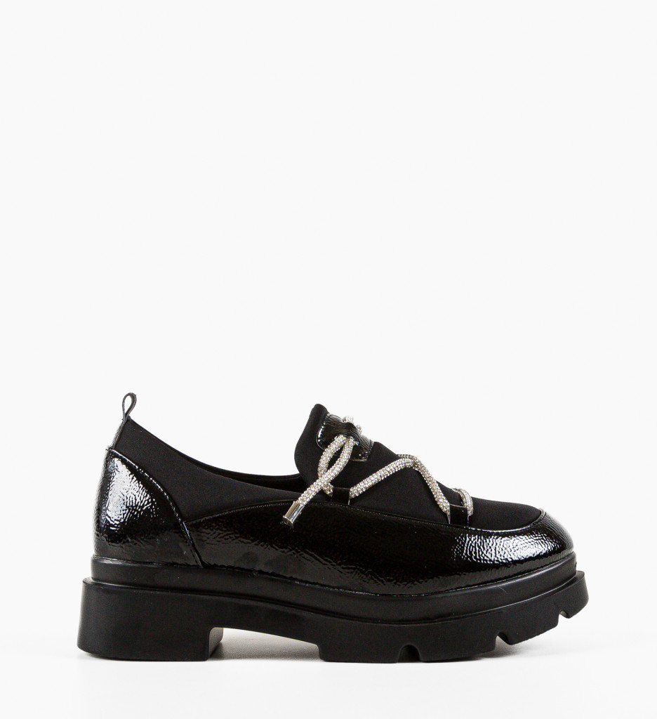 Pantofi Casual Dama Stayli Negri Eleganți - imagine 5