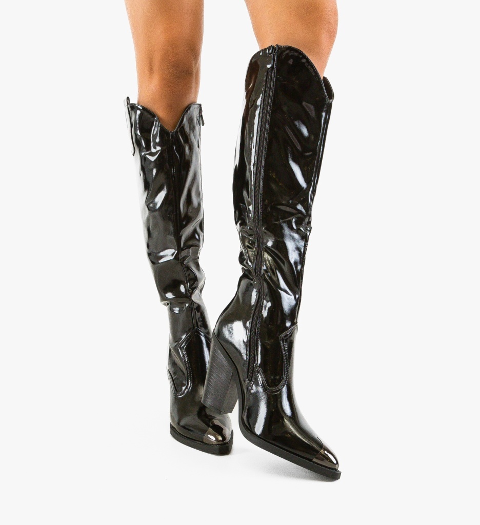Cizme Dama Shriva Negre - Eleganță și Stil - imagine 3
