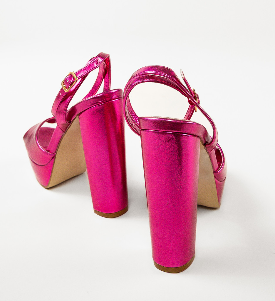 Sandale Yuuki Fuchsia - Eleganță și Stil - imagine 7