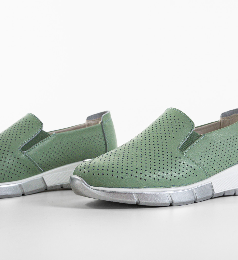 Pantofi Casual Pufine Verzi - Confort & Stil - imagine 6