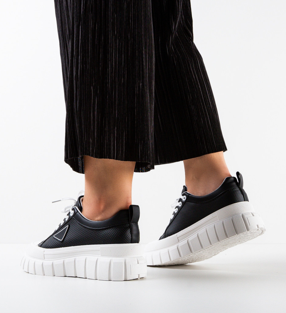 Sneakers Said Negri Dama - Confort și Stil - imagine 3