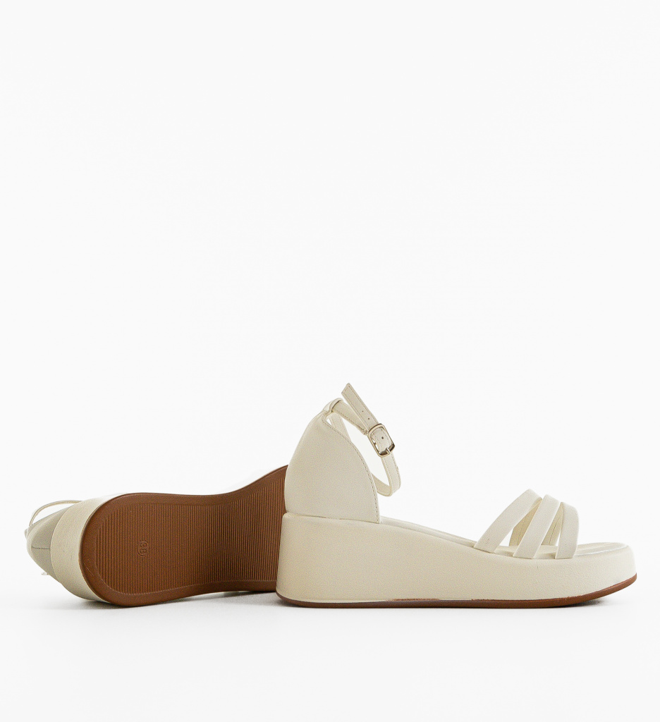 Platforme Dama Larissa Albe - Confort si Stil - imagine 4