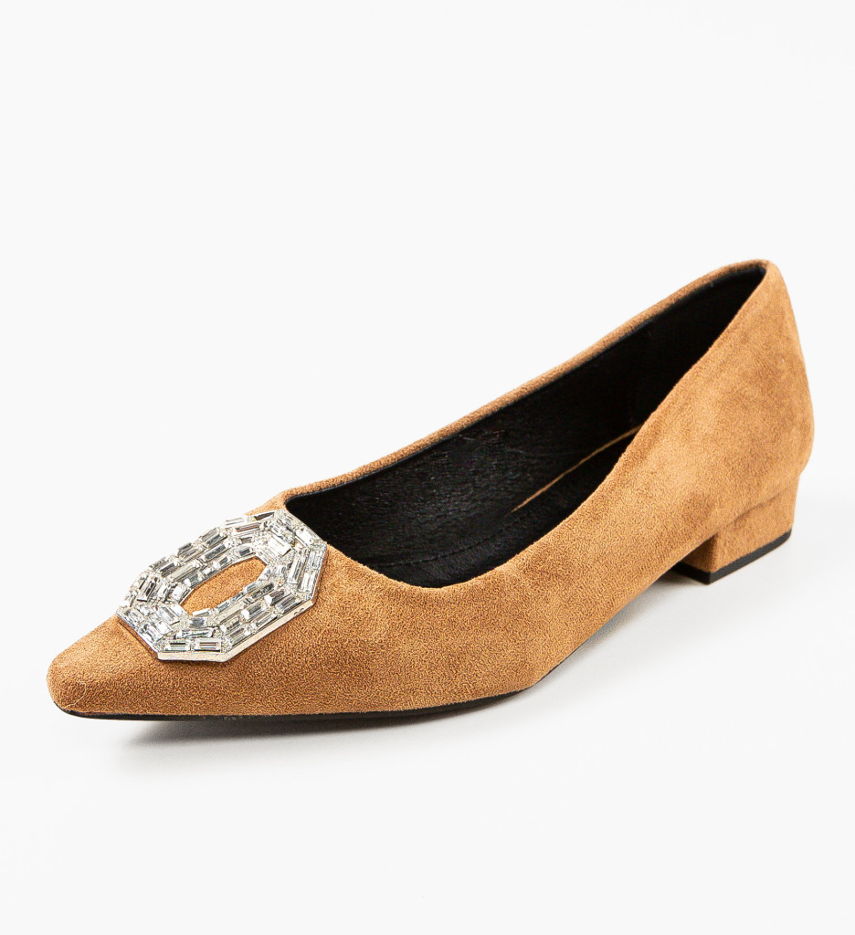 Pantofi Bendo Camel Eleganți cu Toc