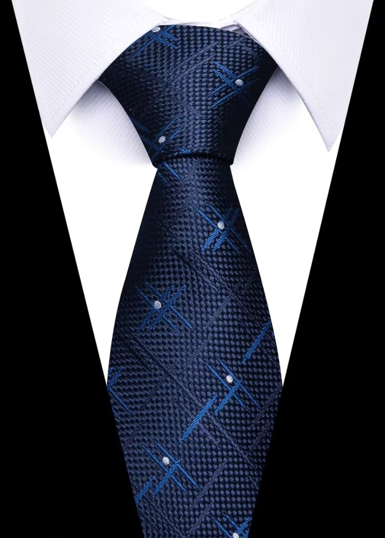 Cravată Bărbați Picadili CR128 Albastru Eleganță