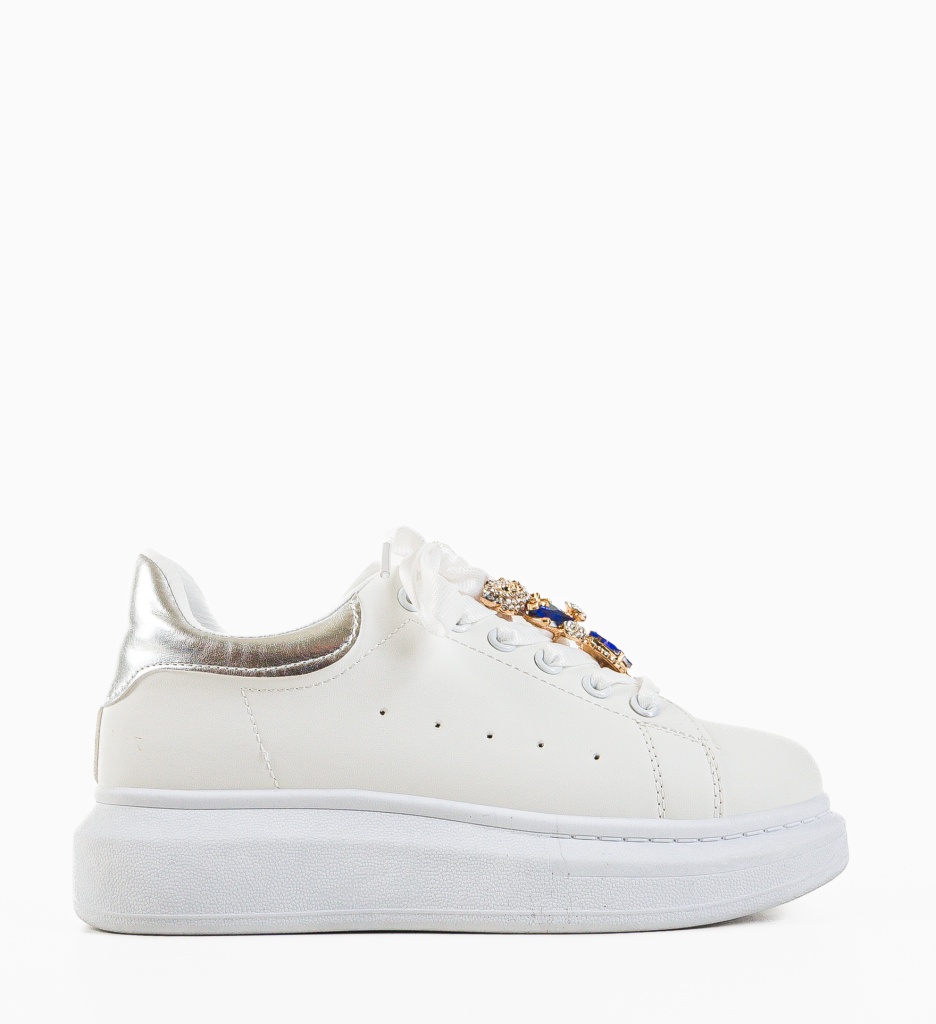 Sneakers Devin Argintii Dama - Stil si Confort - imagine 5