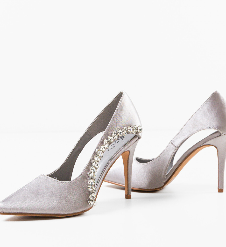 Pantofi dama Josh Gri - Eleganță și Stil - imagine 8