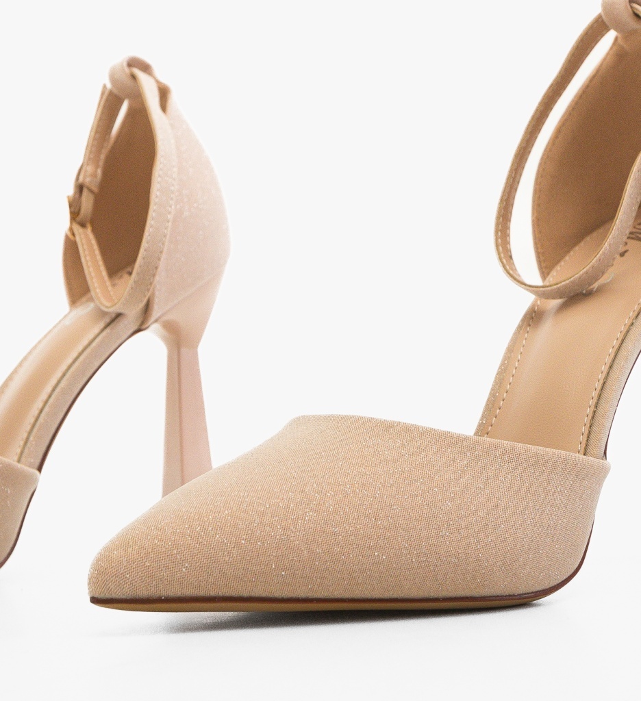 Pantofi Dama Trypho Roz Eleganți cu Toc - imagine 5