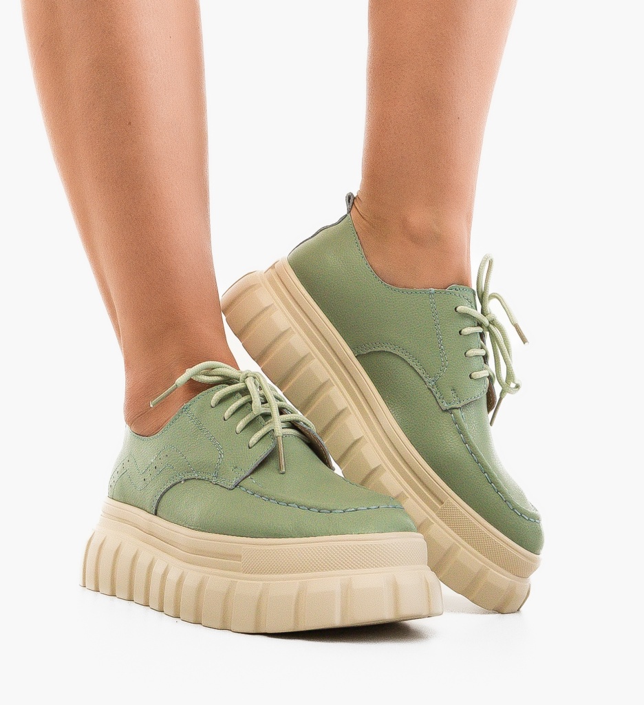 Pantofi Casual Loprem Verzi | Stil și Confort - imagine 3