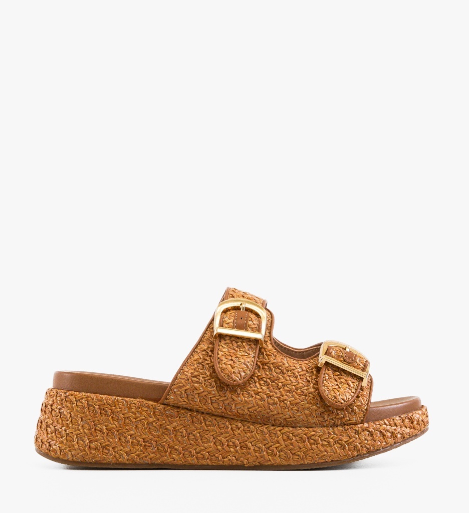 Papuci Dama Ucrey Camel Eleganți și Confortabili - imagine 6