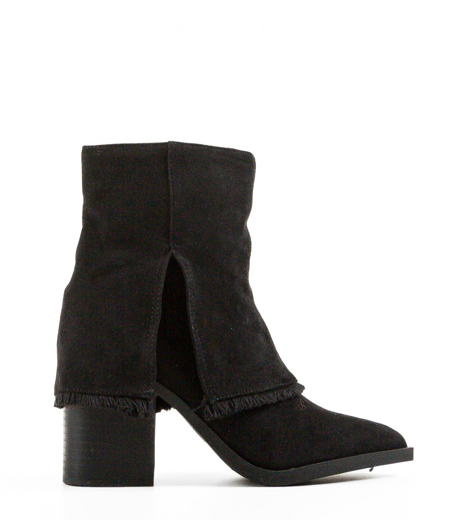 Botine Dama Keith Negre Elegante - imagine 4