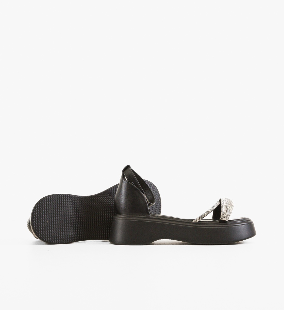 Sandale Dama Korne Negre Elegante și Confortabile - imagine 4