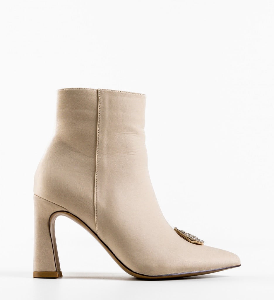 Botine Dama Nola Bej - Eleganță și Confort - imagine 8