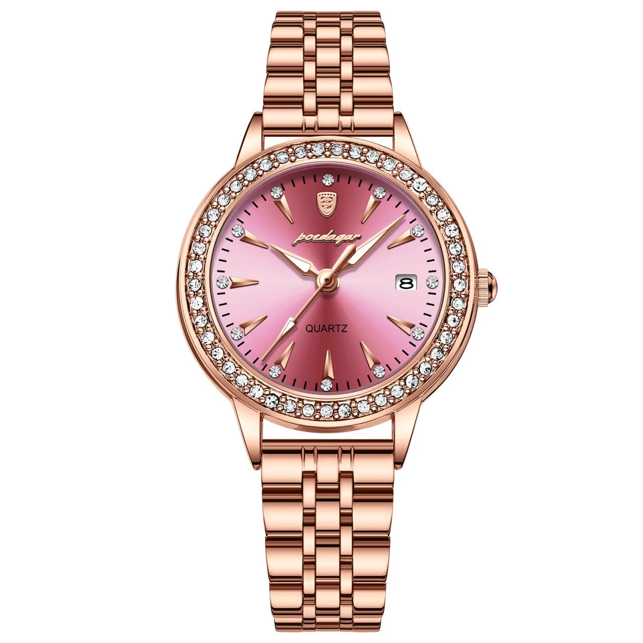 Ceas Dama Poedagar CS1676 Rose Gold Elegant