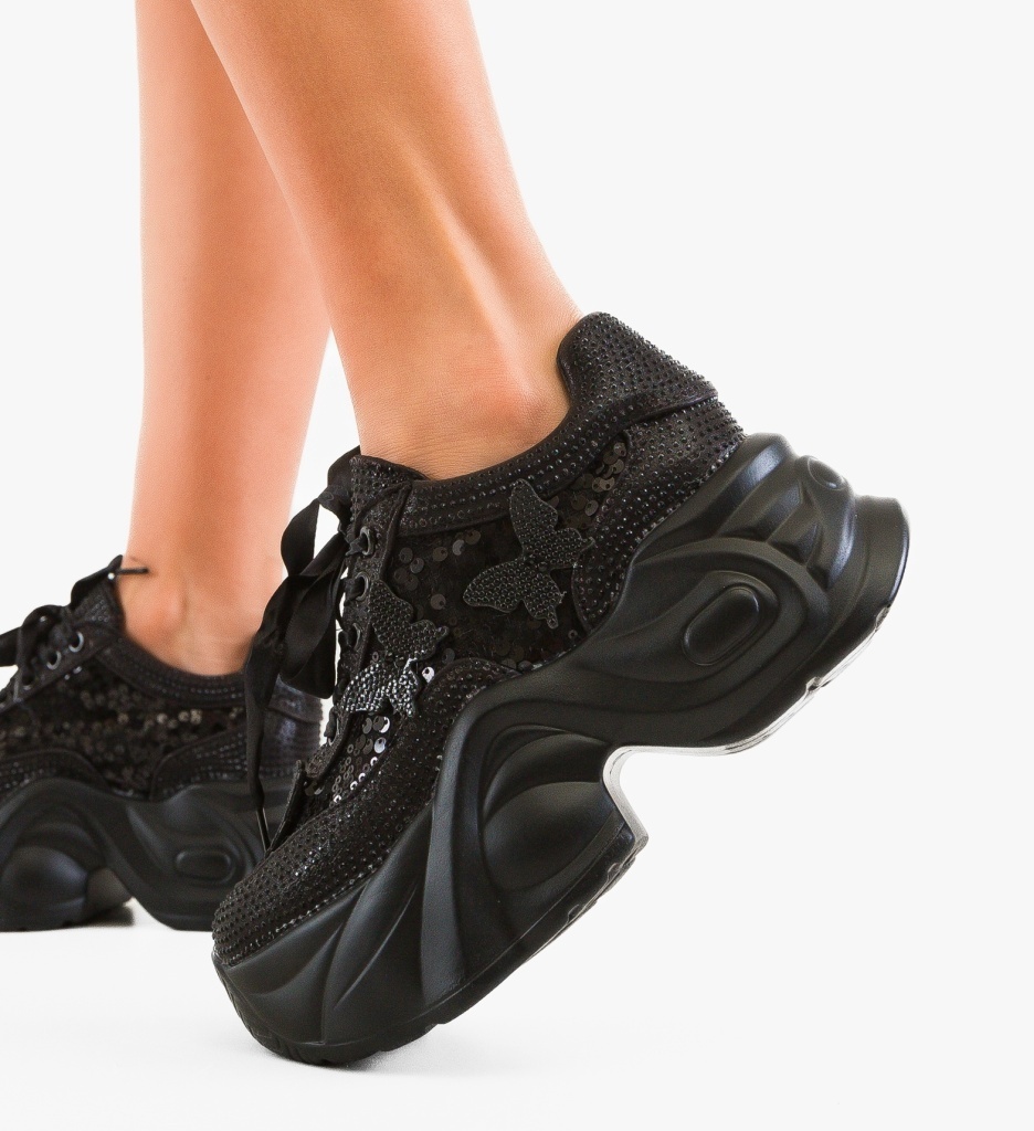 Sneakers Dama Berun Negri - Confort și Stil Sport - imagine 5