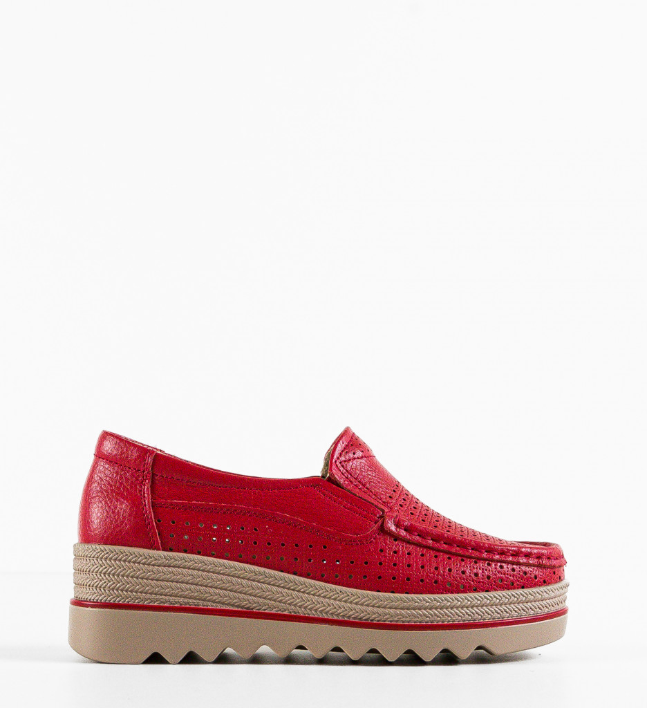 Pantofi Casual Roșii - Stil și Confort Zilnic - imagine 5