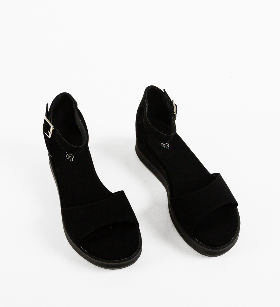 Platforme Dama Negre Volos - Confort & Stil - imagine 5