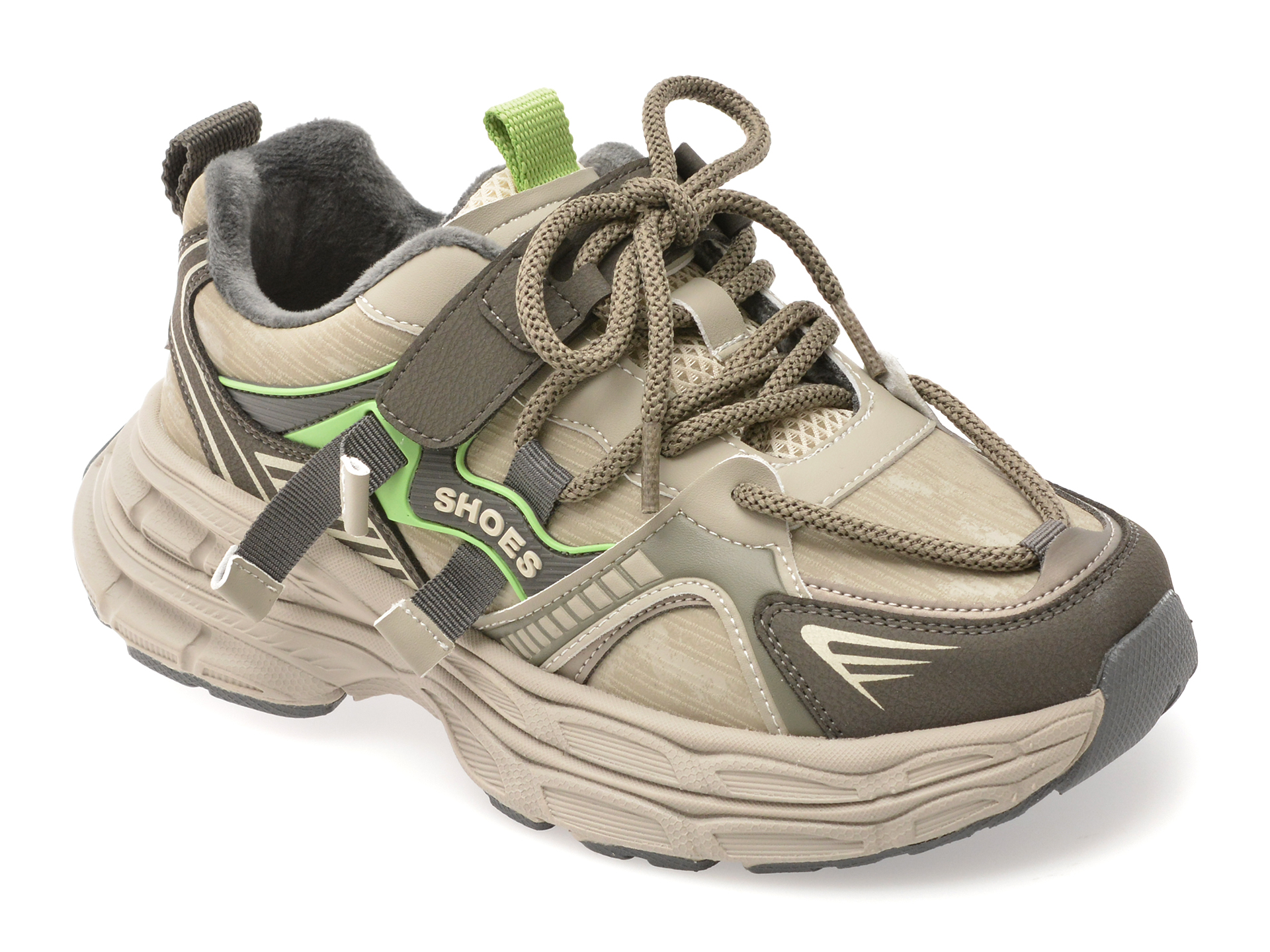 Pantofi Selection Kids Kaki din Piele Ecologică