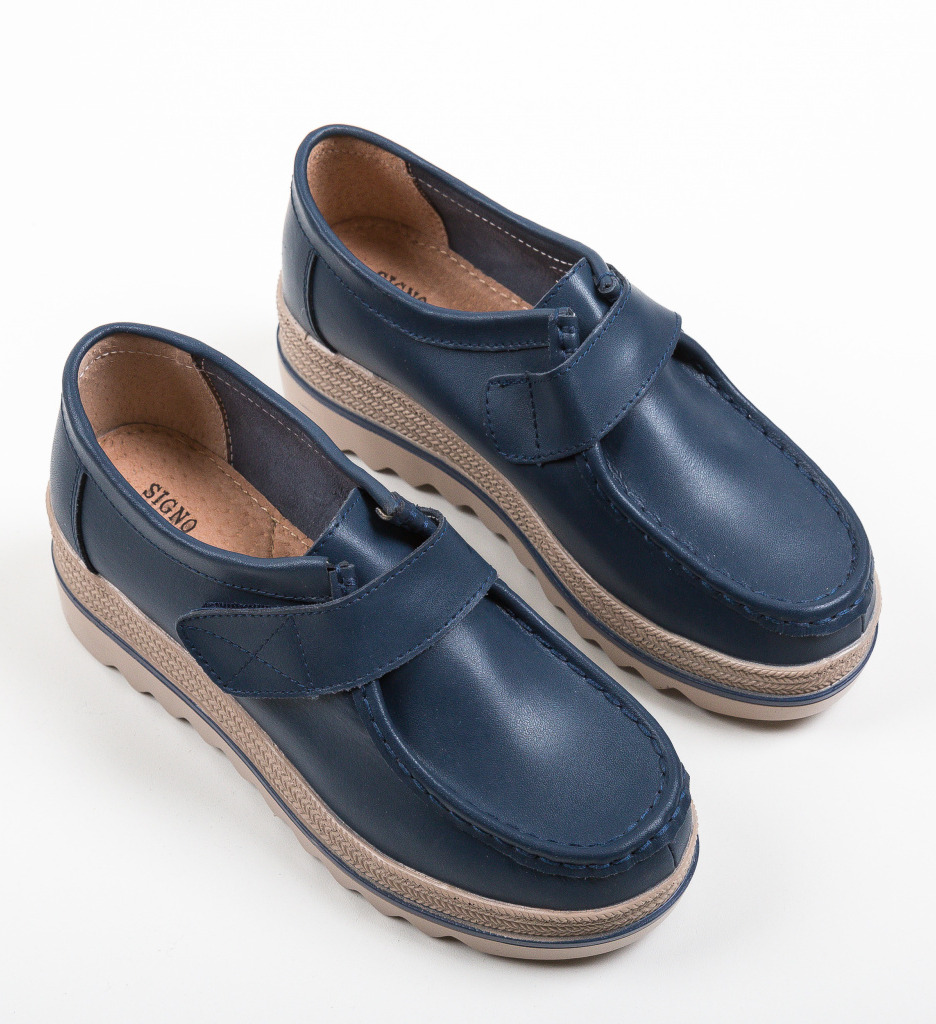 Pantofi Casual Straif Bleumarin - Confort și Stil - imagine 3