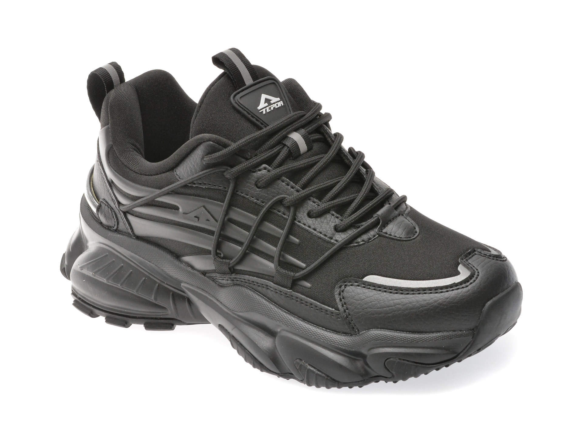 Pantofi Sport TEPOR Negri - Confort Unisex