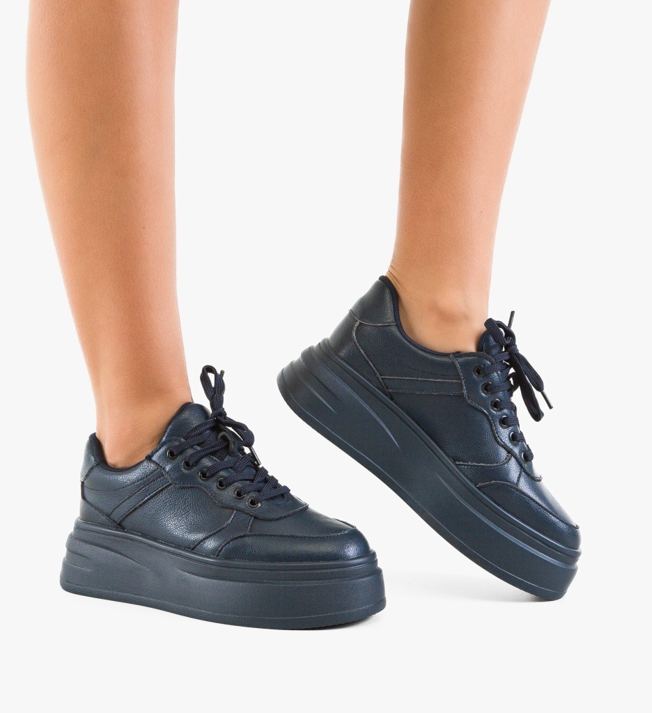 Sneakers Dama Momda Bleumarin | Confort Sport - imagine 3
