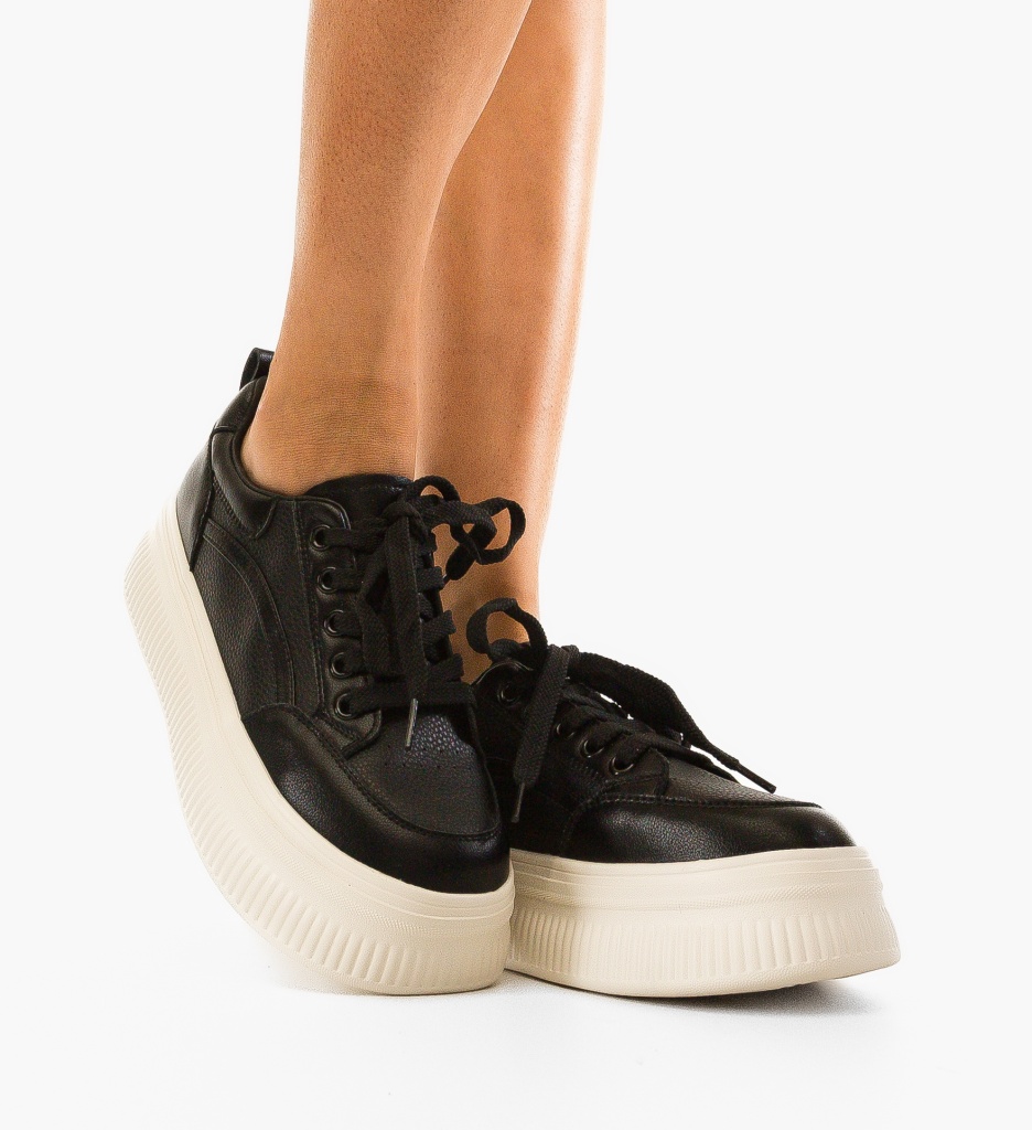 Sneakers Napon Dama Negri | Confort și Stil - imagine 3