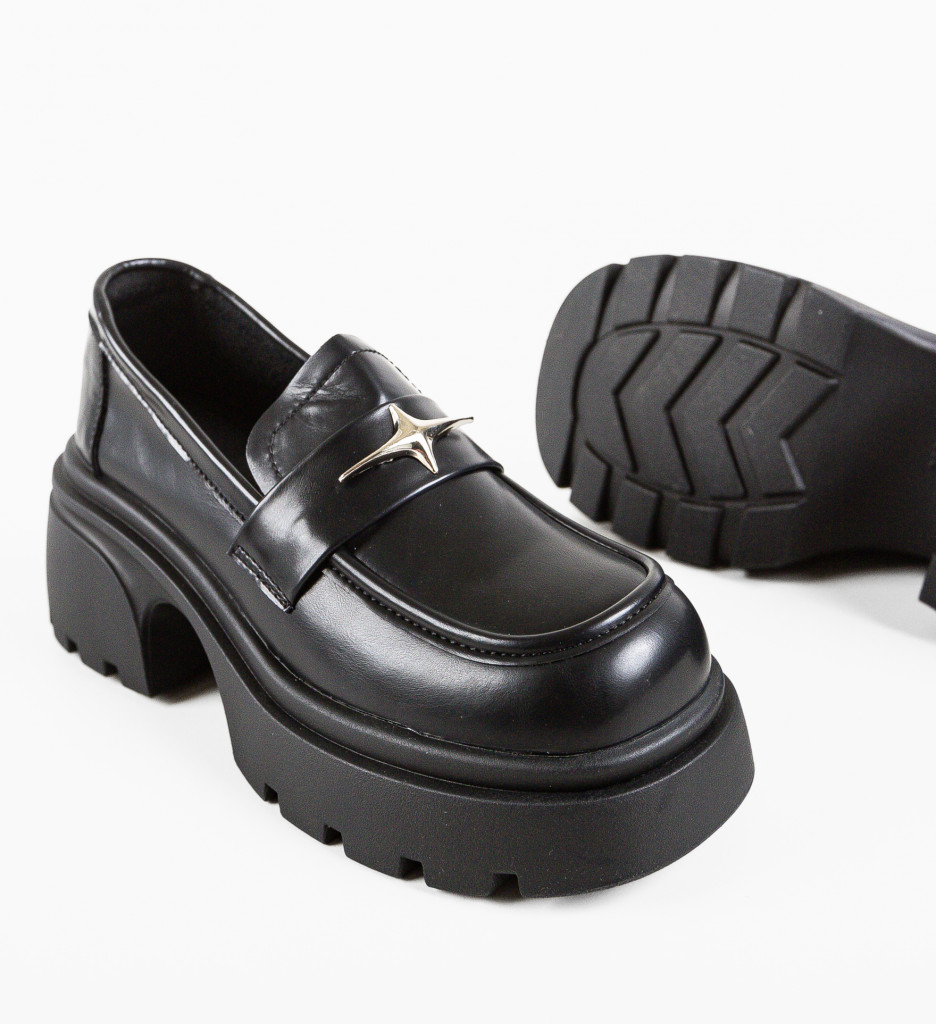 Pantofi Casual Dama Stelar Negri - Confort și Stil - imagine 8