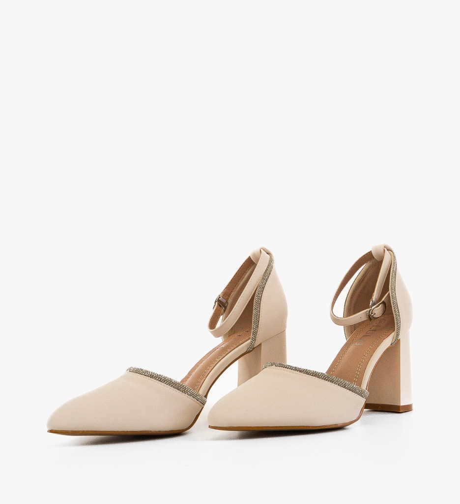 Pantofi Dama Jaden Bej | Stil și Eleganță - imagine 5