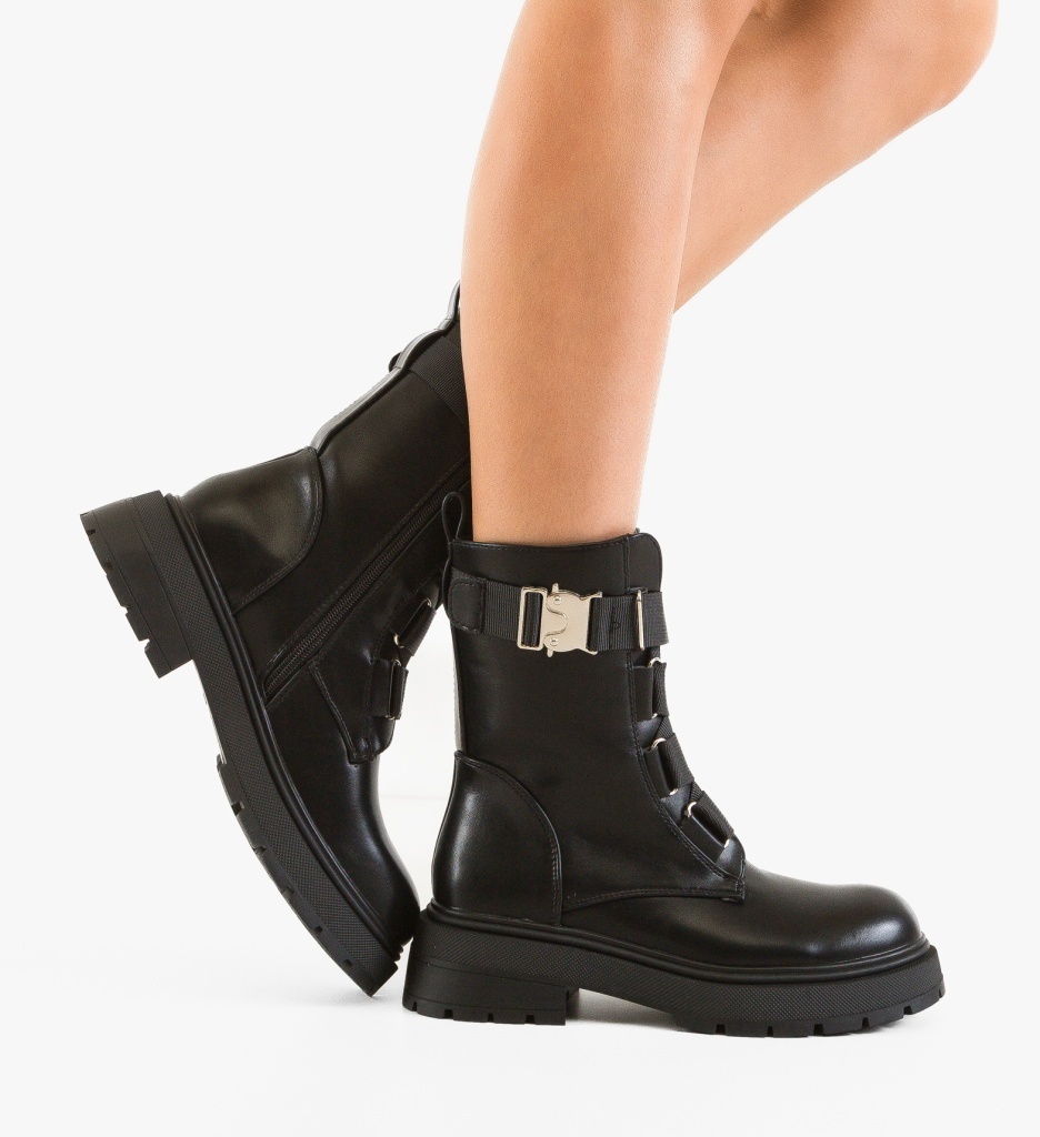 Ghete Boyer Negre Depurtat | Stil & Confort - imagine 4