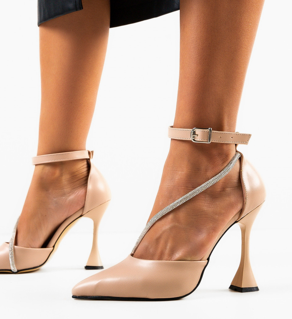 Pantofi Seray Bej | Eleganță și Stil - imagine 4