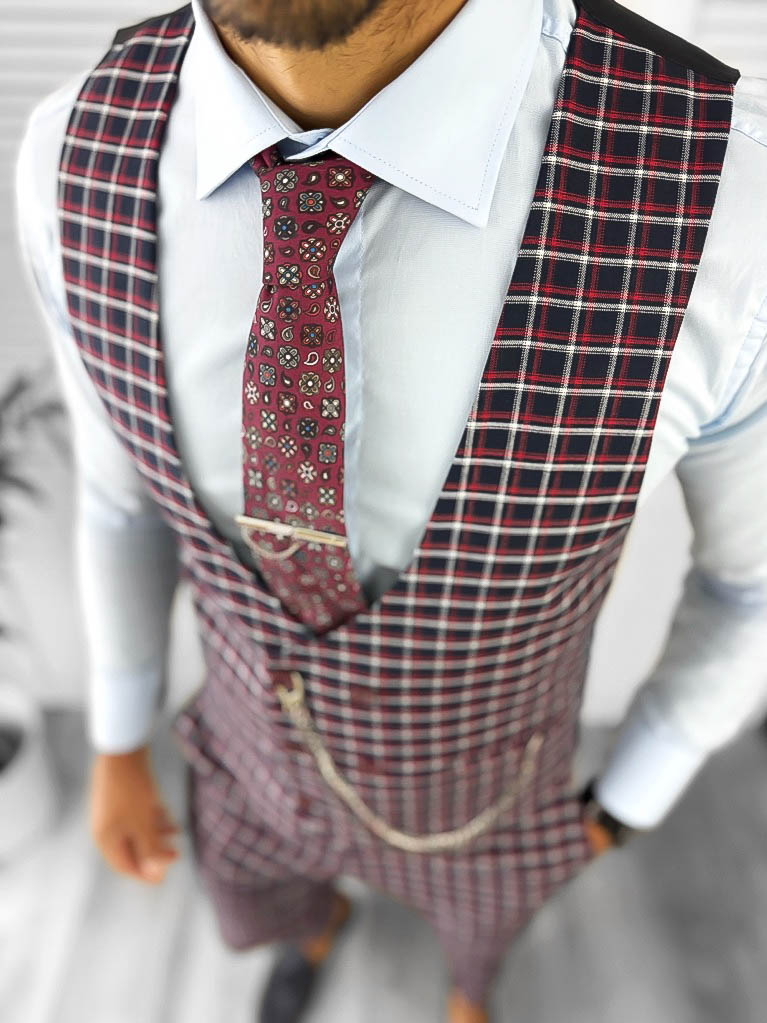 Cravată Elegantă Bărbați Stil Clasic