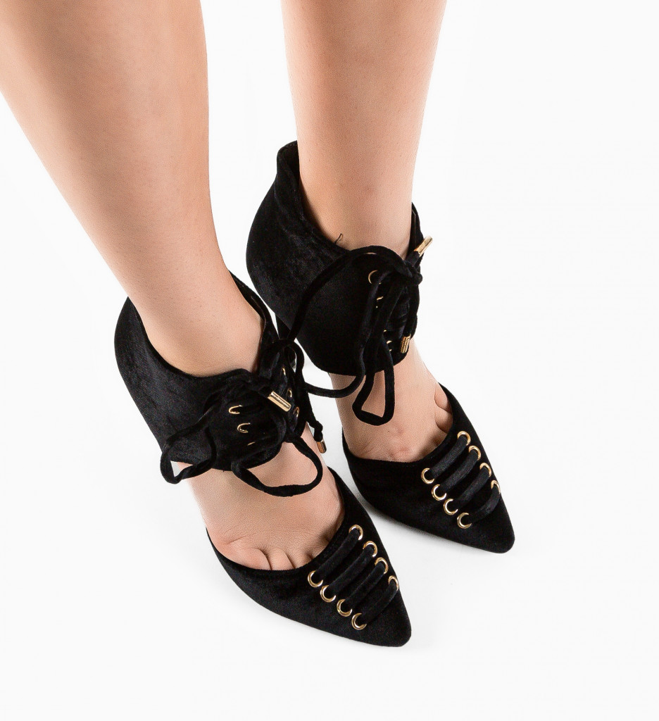 Pantofi Luhrat Negri - Eleganță și Stil