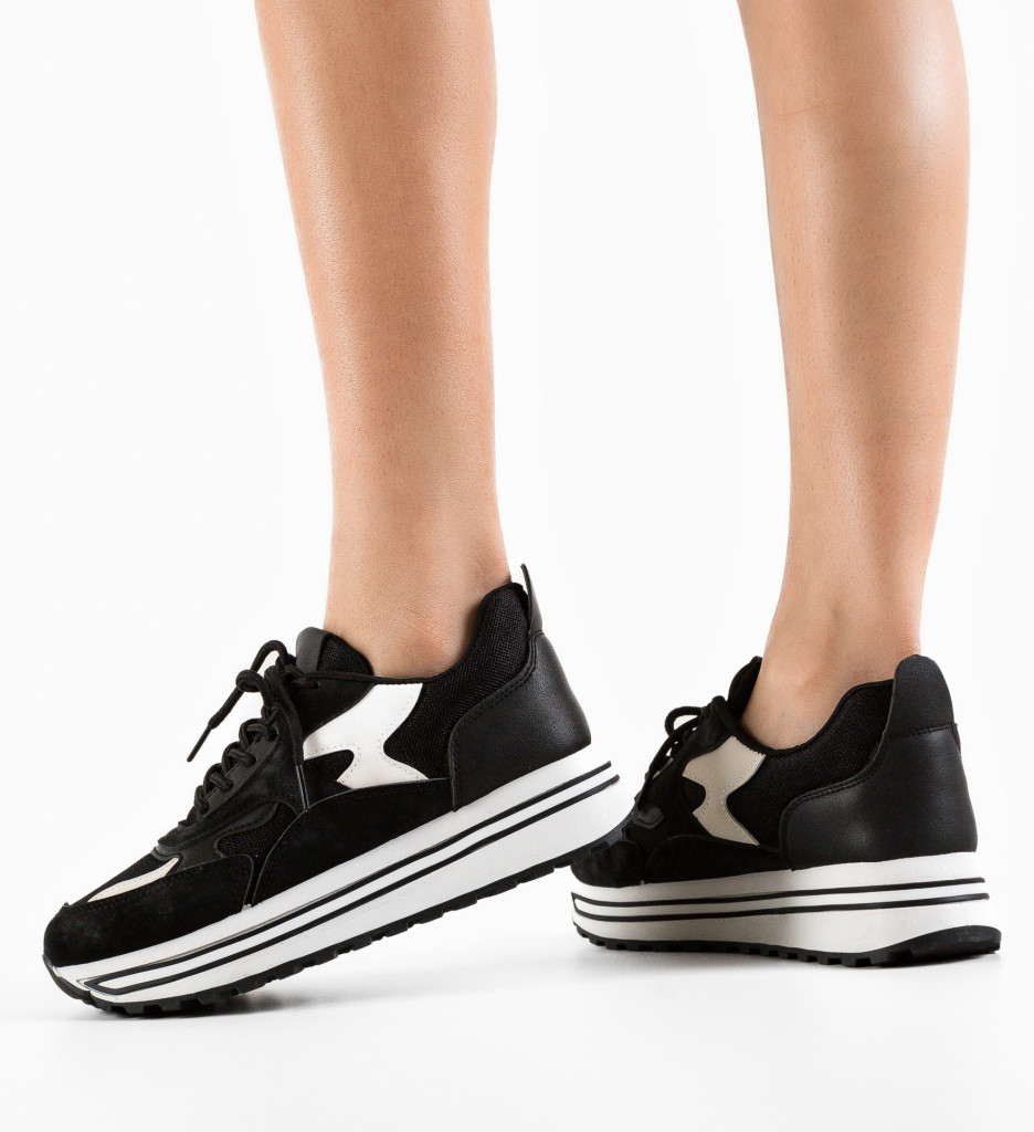Pantofi Sport Gonca Negri | Confort și Stil Urban