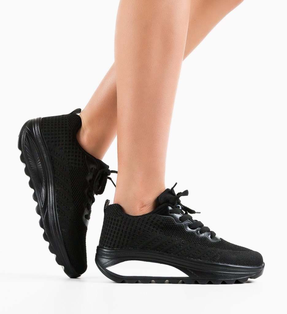 Sneakers Dama Regis Negri - Confort și Stil