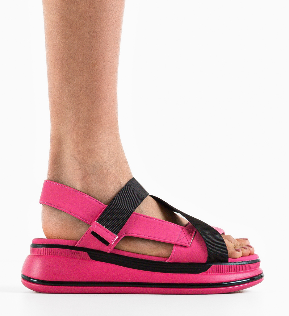 Platforme Corfu Fuchsia - Eleganță și Confort - imagine 4