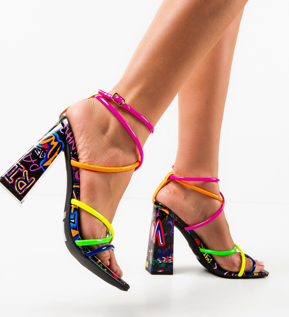 Sandale cu Toc Paire Multi | Eleganță Versatilă