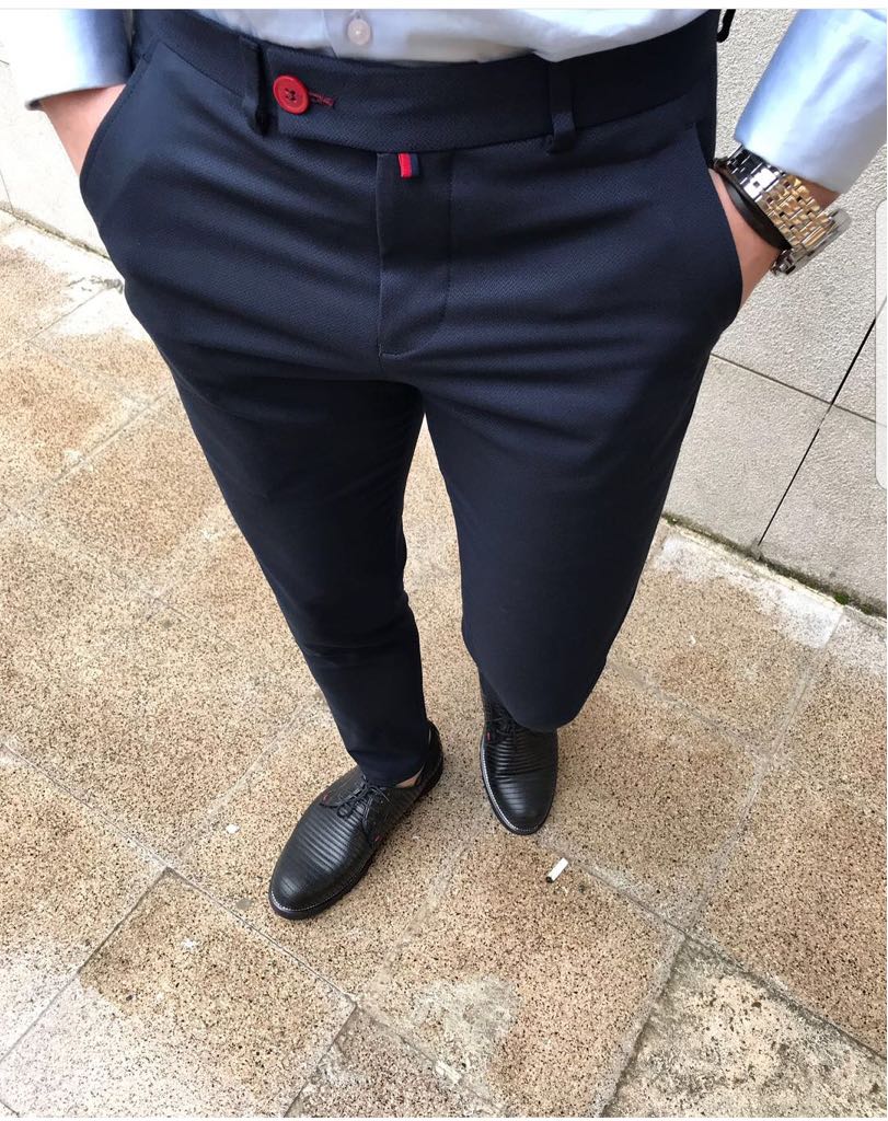 Pantaloni Barbati Eleganti ZR A1042 - Stil Office