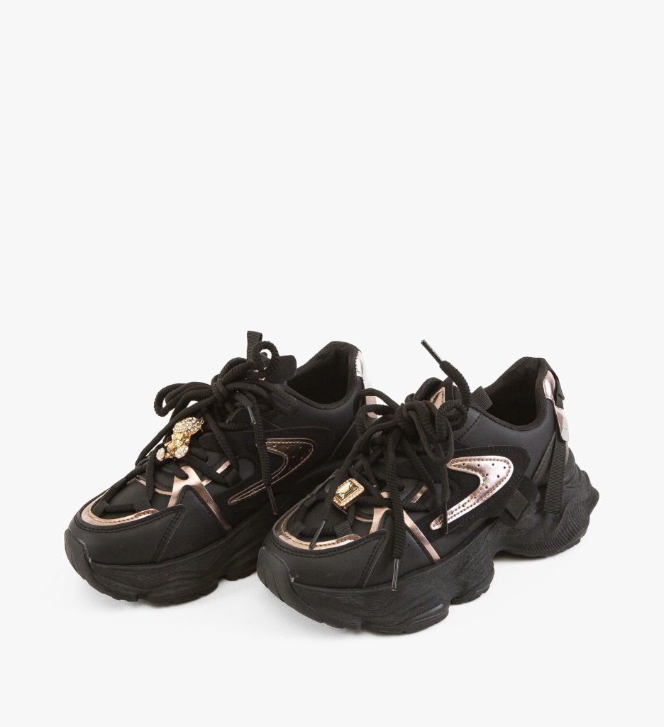 Sneakers Dama Lillian Negre | Confort și Stil - imagine 6