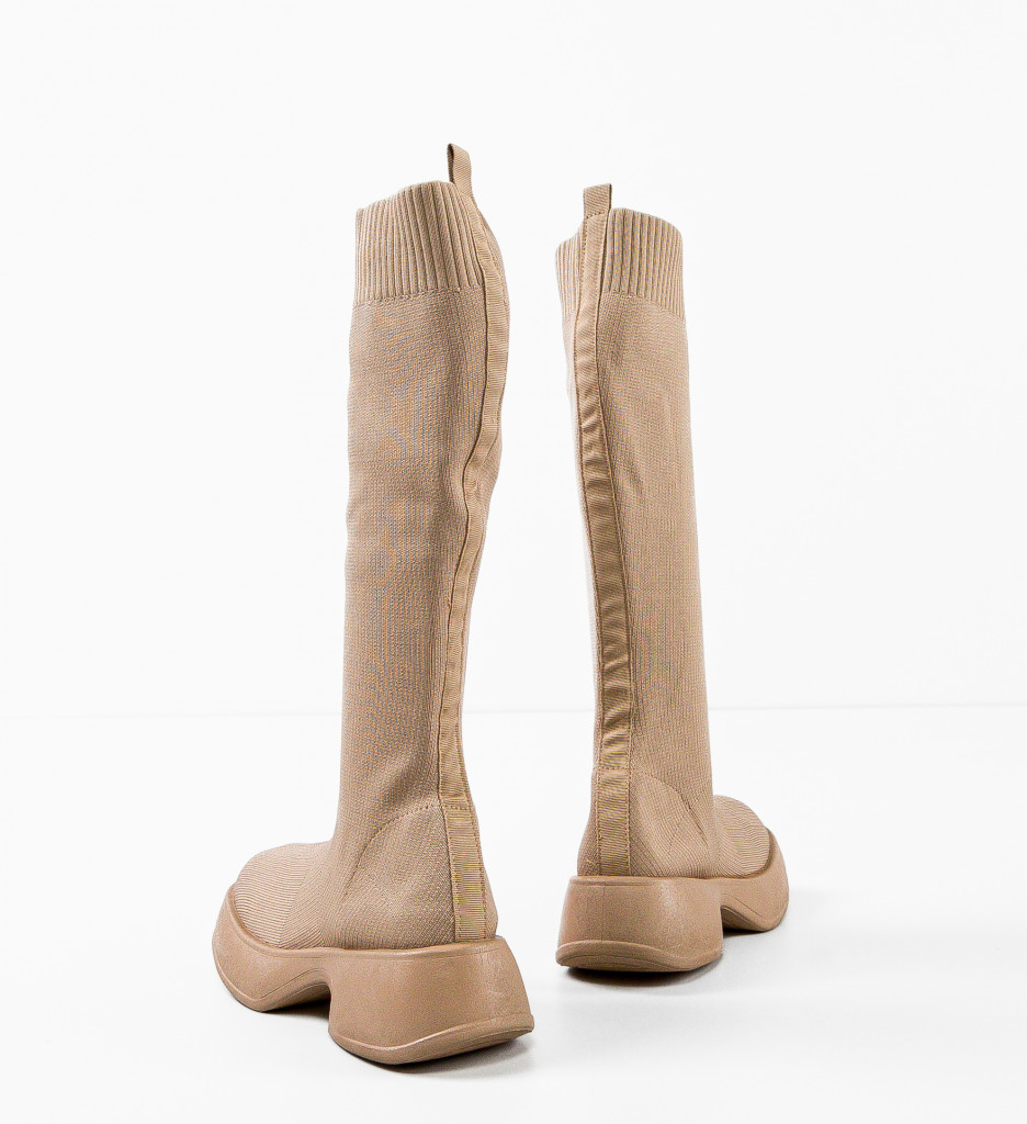 Cizme Dama Meritite Bej - Eleganta si Confort - imagine 5
