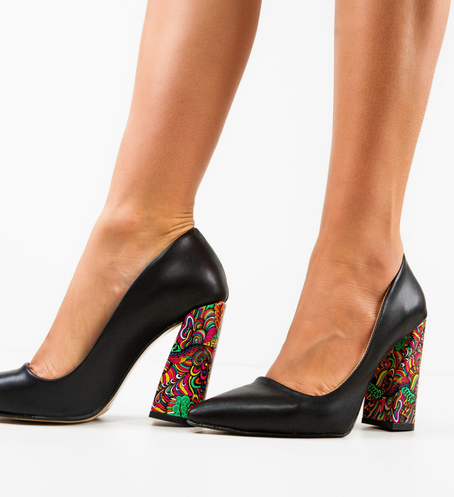 Pantofi Dama Monina Negri - Eleganță și Stil - imagine 2