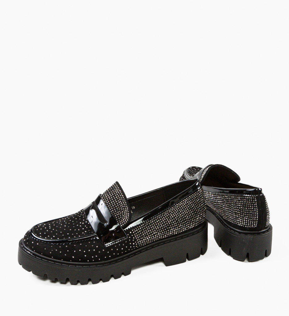 Pantofi Casual Kareem Negri - Confort și Eleganță - imagine 6