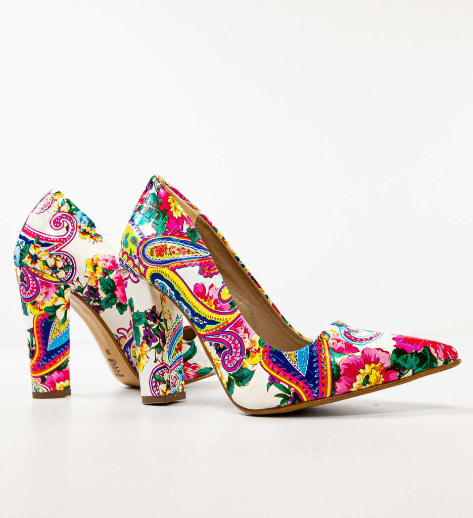 Pantofi cu toc Clash Multi - Eleganță și Stil - imagine 7