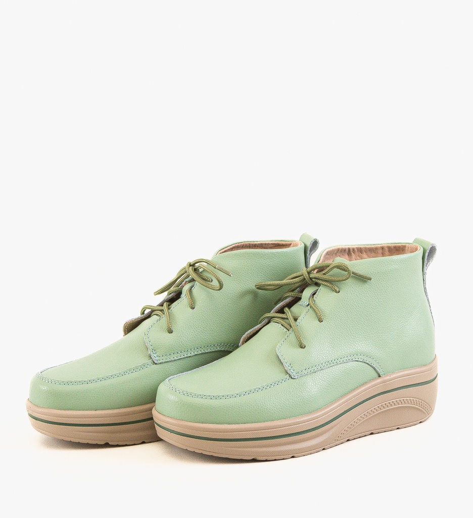 Pantofi Casual Bergamon Verzi | Confort & Stil - imagine 7